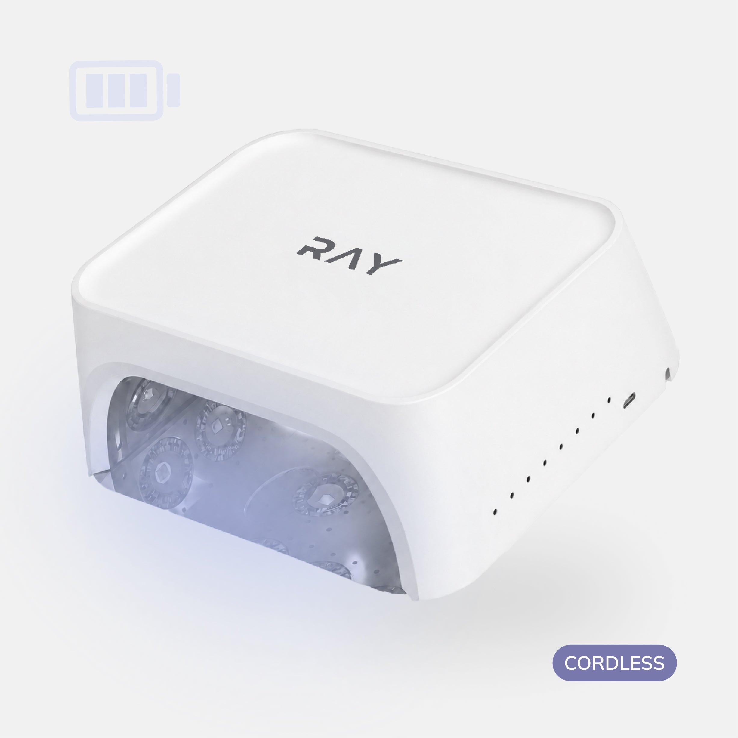 RAY LIGHT UV LED CORDLESS Nail Lamp White