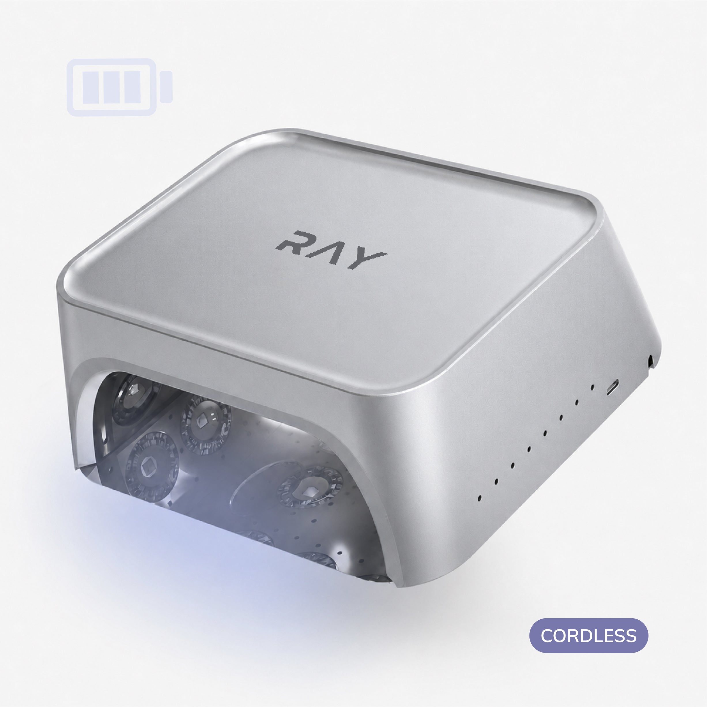 RAY LIGHT UV LED CORDLESS Nail Lamp Gray