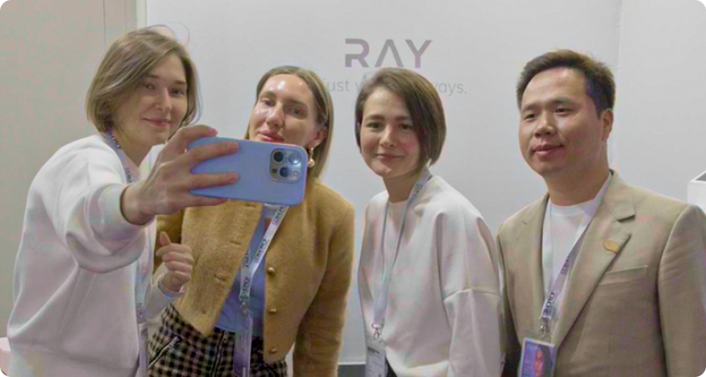 RAY team at exhibition